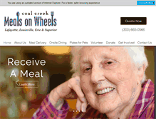 Tablet Screenshot of coalcreekmow.org